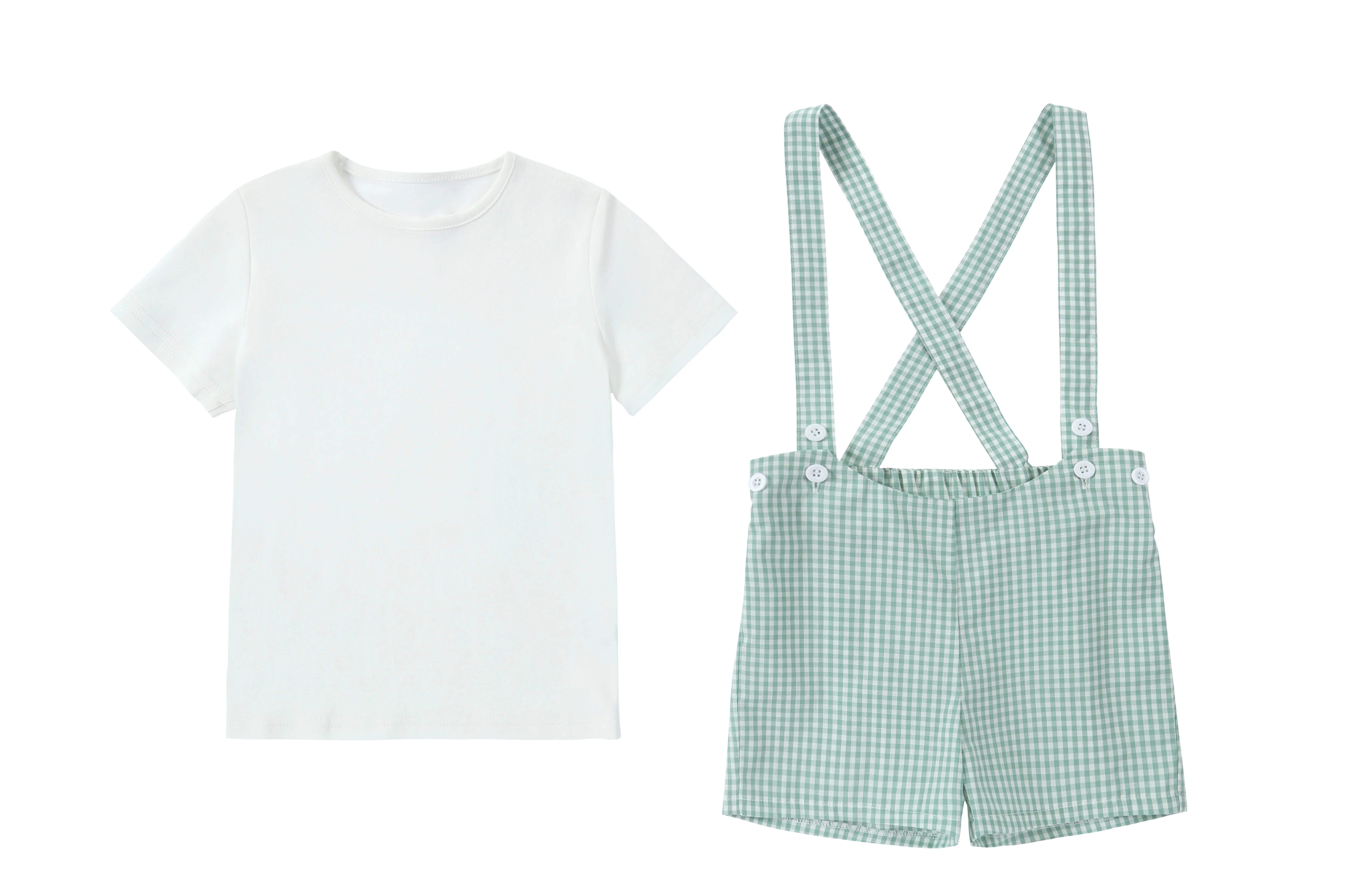 Baby White Tee - Sage Collection