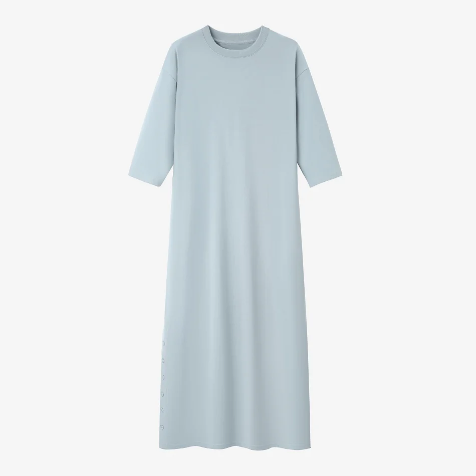 Blue T-Shirt Dress