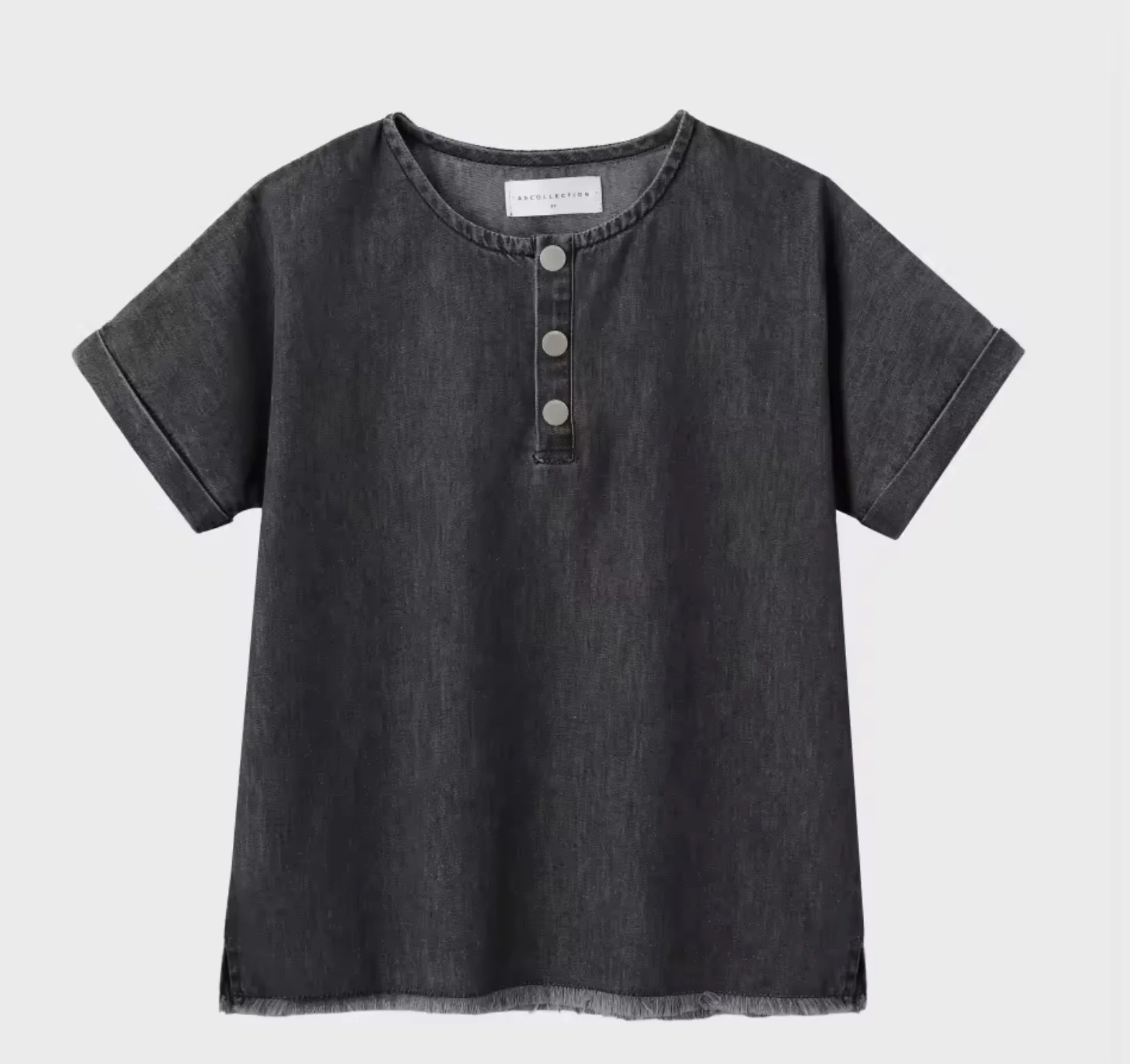Boy Shirt - Black Denim Collection