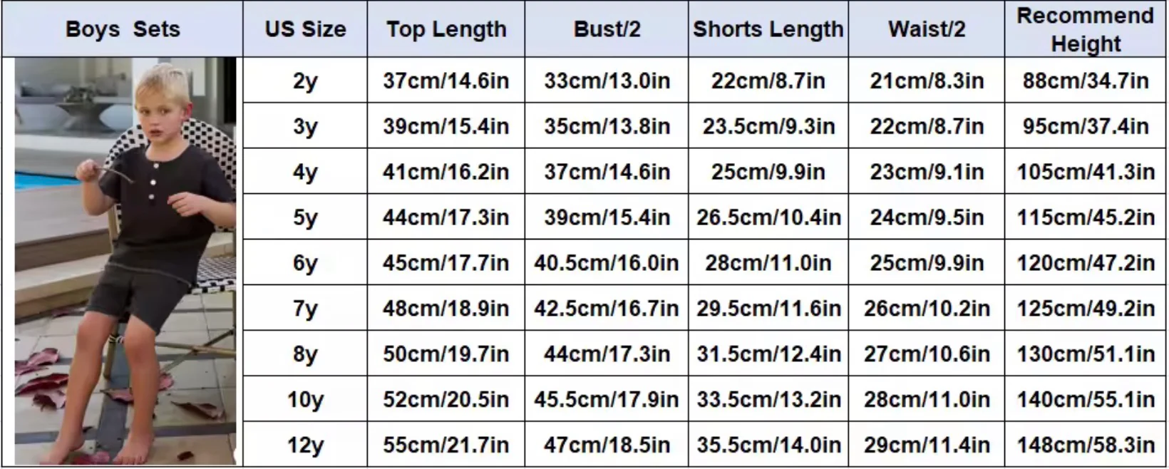 Boys Shorts- Black Denim Collection - Image 2