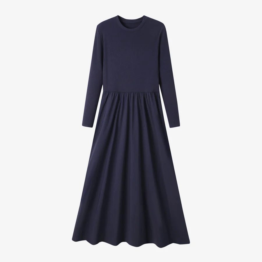 Circle Maxi Dress Black - Image 8