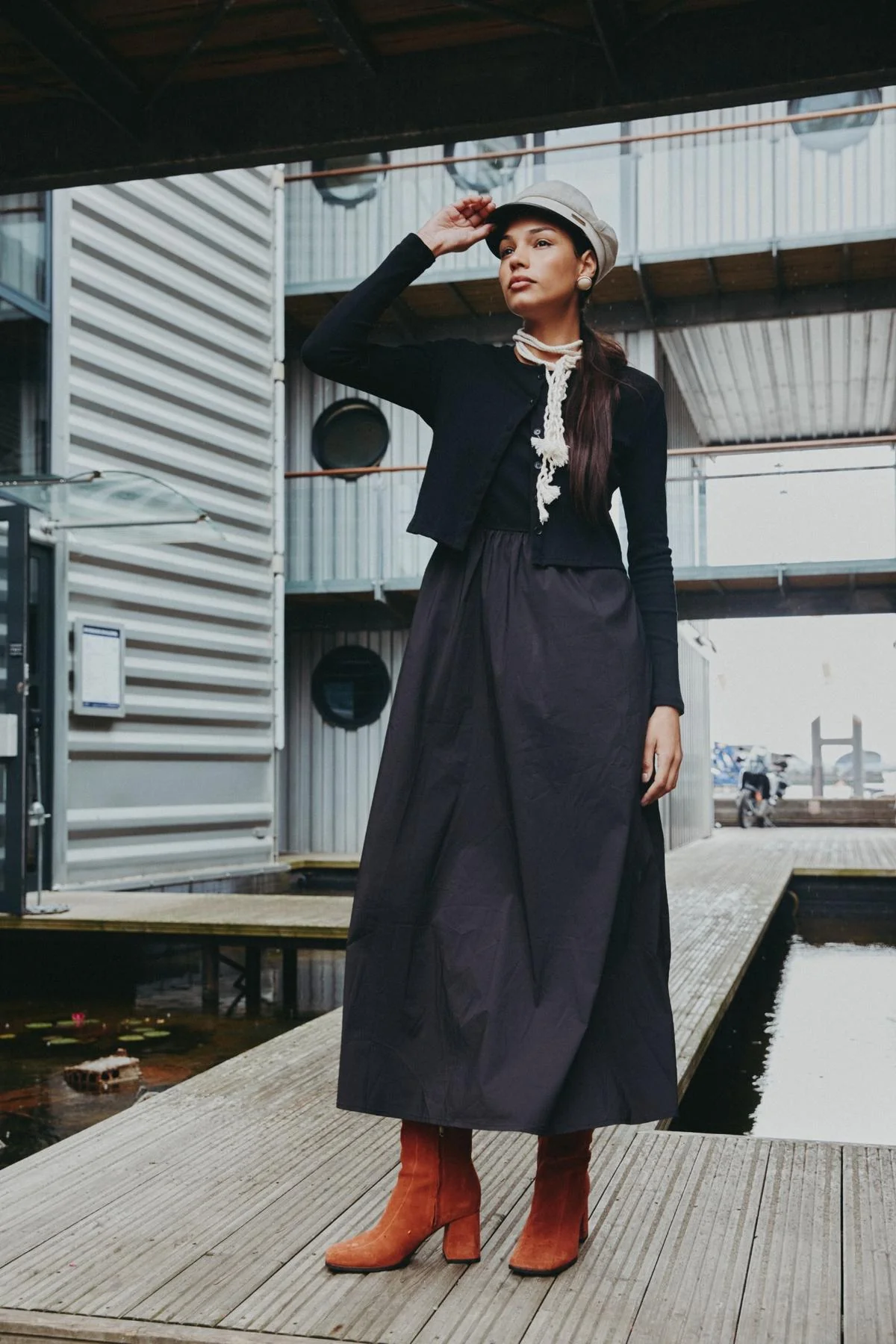 Circle Maxi Dress Green - Image 6