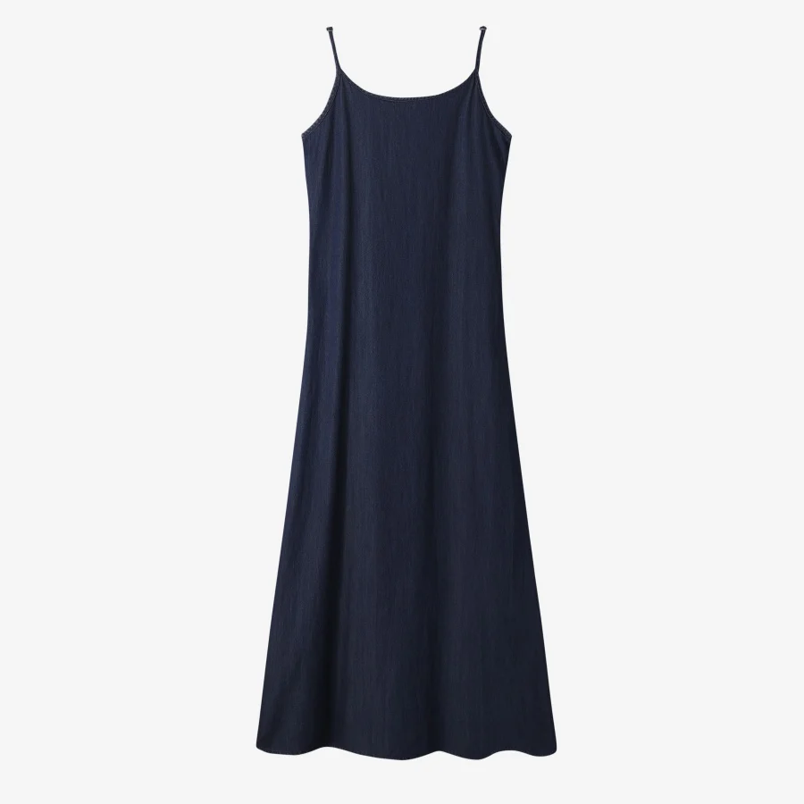 Dark Blue Denim Jumper Shirt Set - Image 14