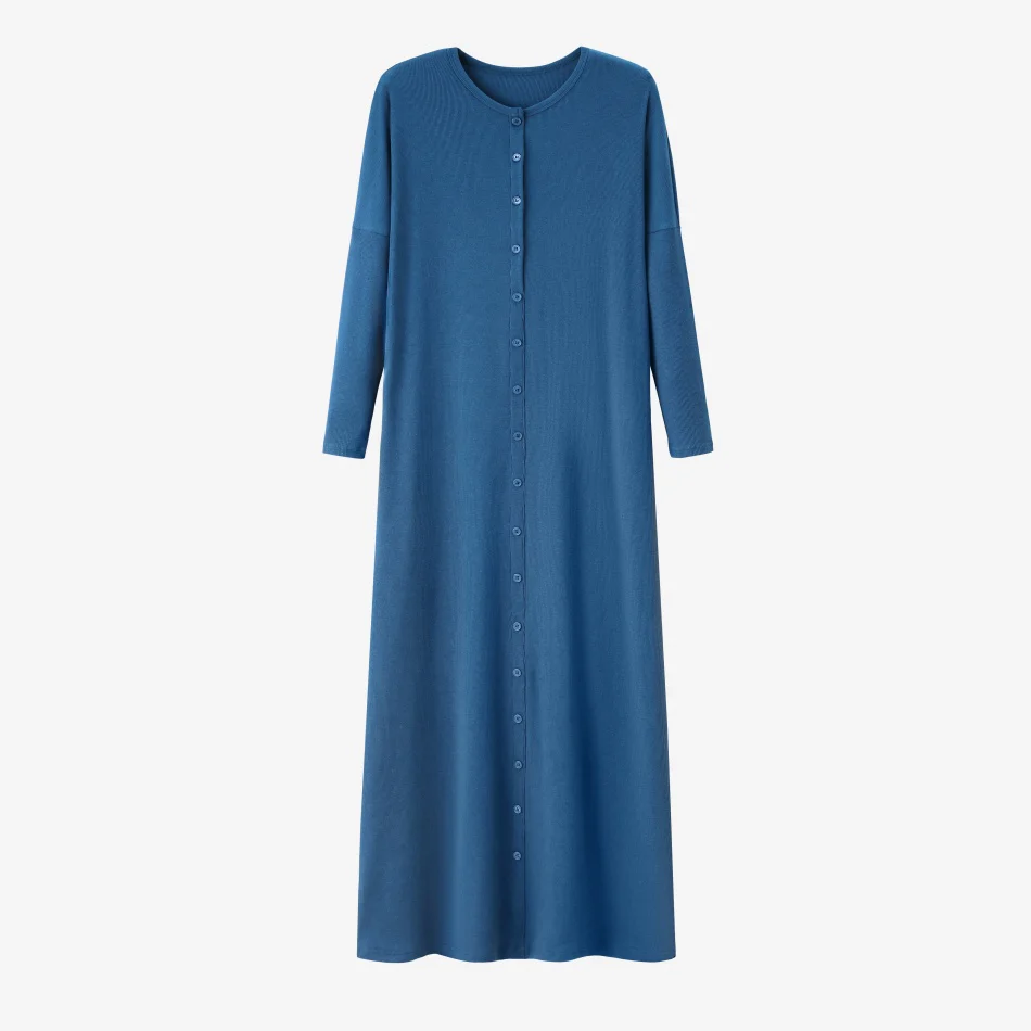 Green Ribbed Dolman Maxi - Image 2