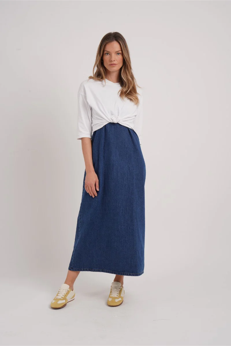 Denim Jumper Dress