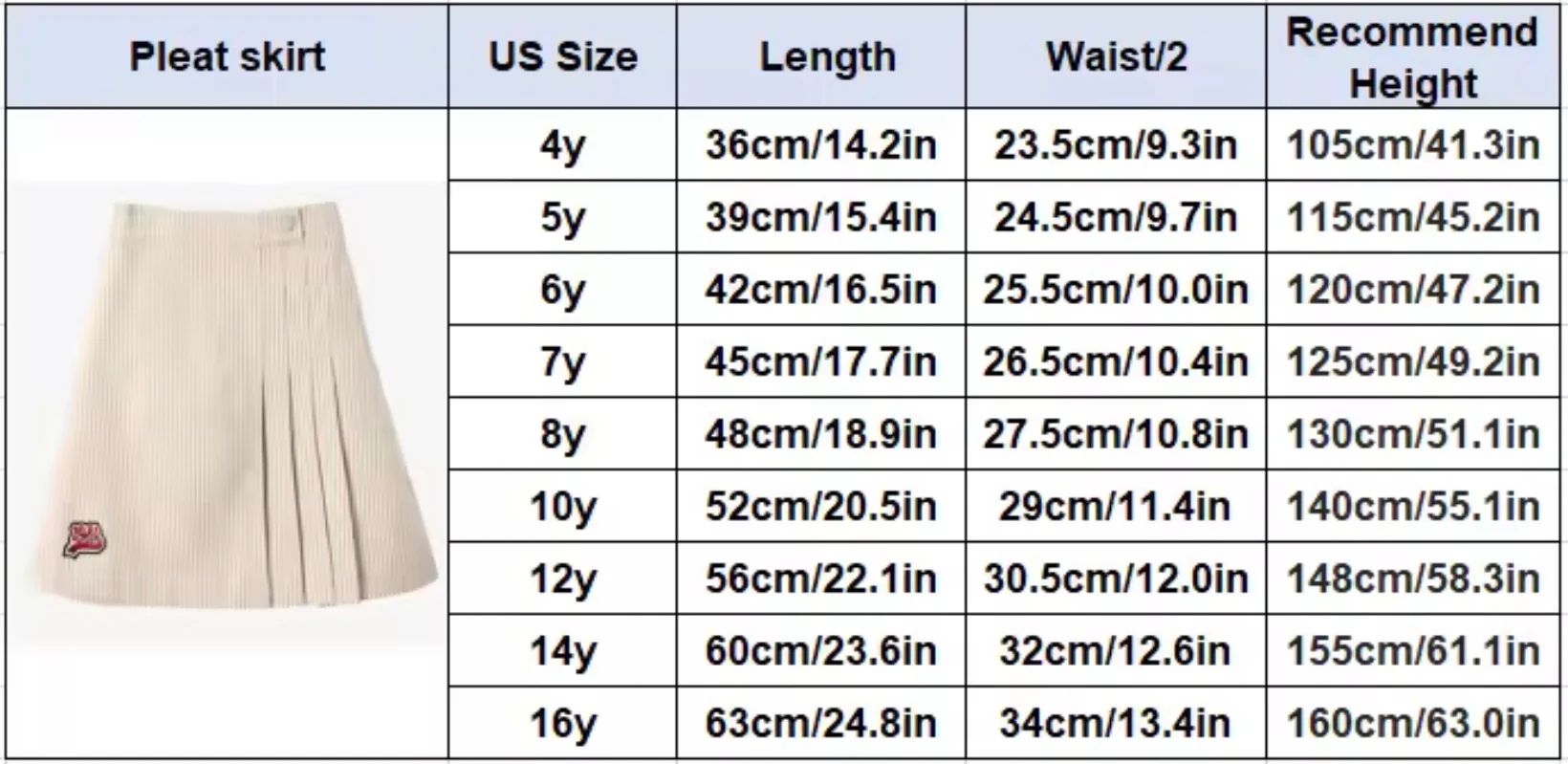 Girls Cherry Red Short Skirt - Atelier Collection - Image 2