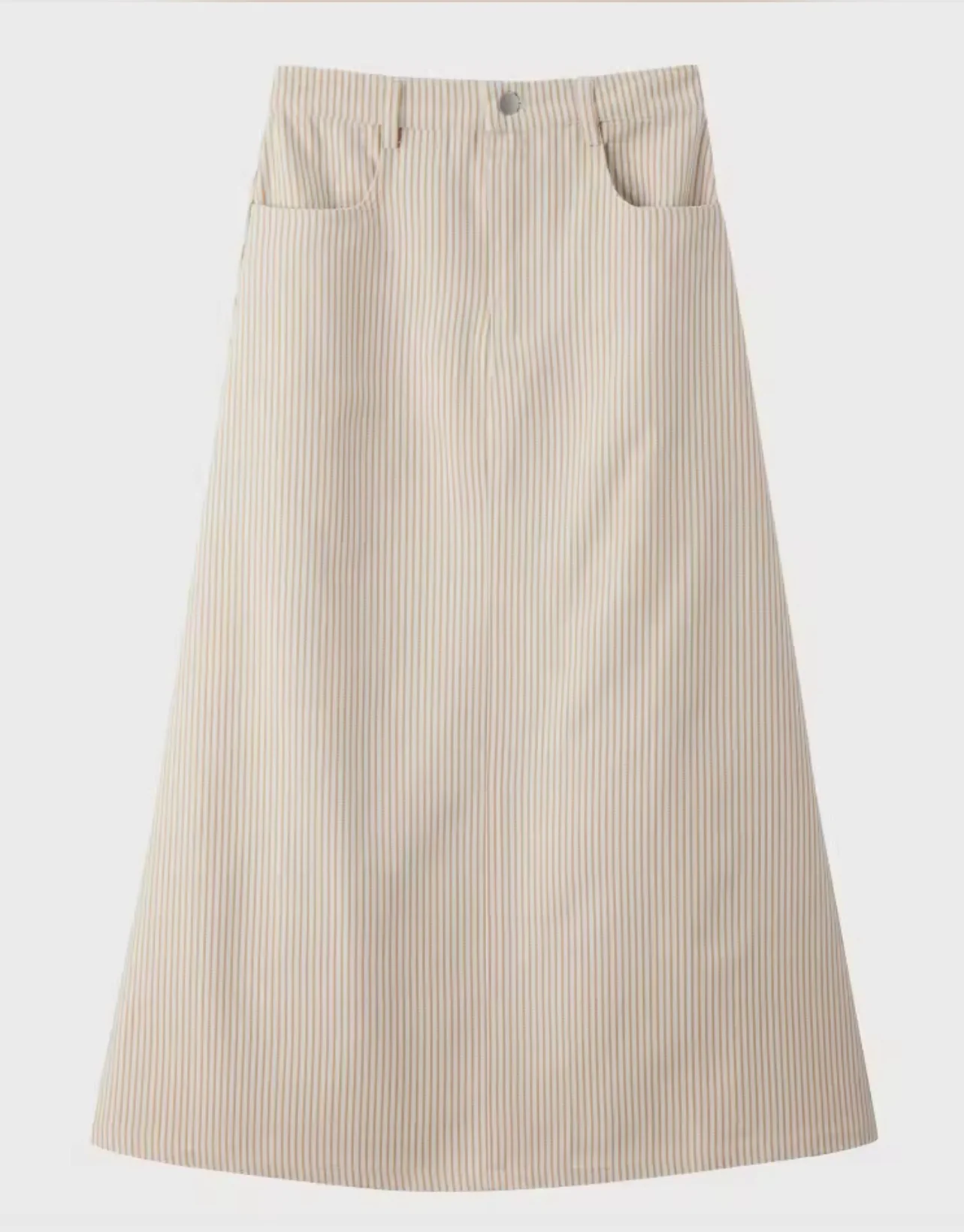 Beige Girls Maxi Skirt - Atelier Collection