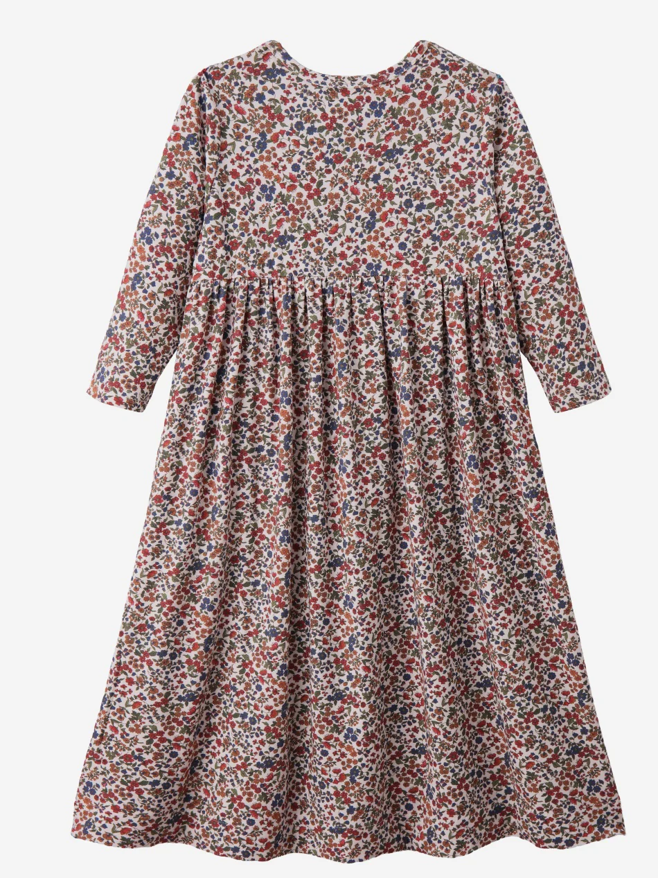 Girls Print Dress - Black Denim Collection - Image 2