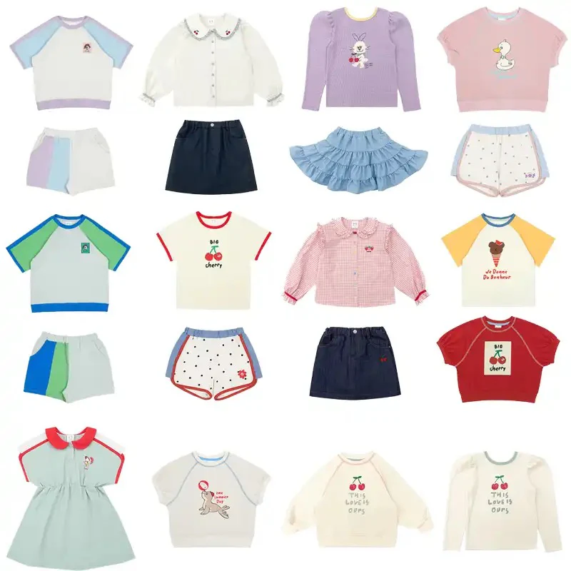 Girls Tees And Shorts