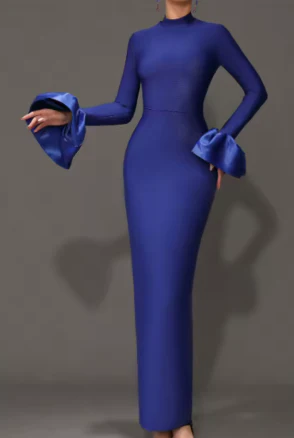 Gown With Sleeve Detail - Image 2