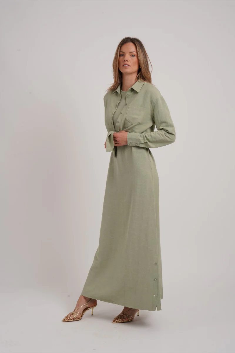 Green Linen Set - Image 2