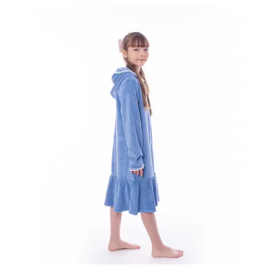 Blue Towel Dress LS