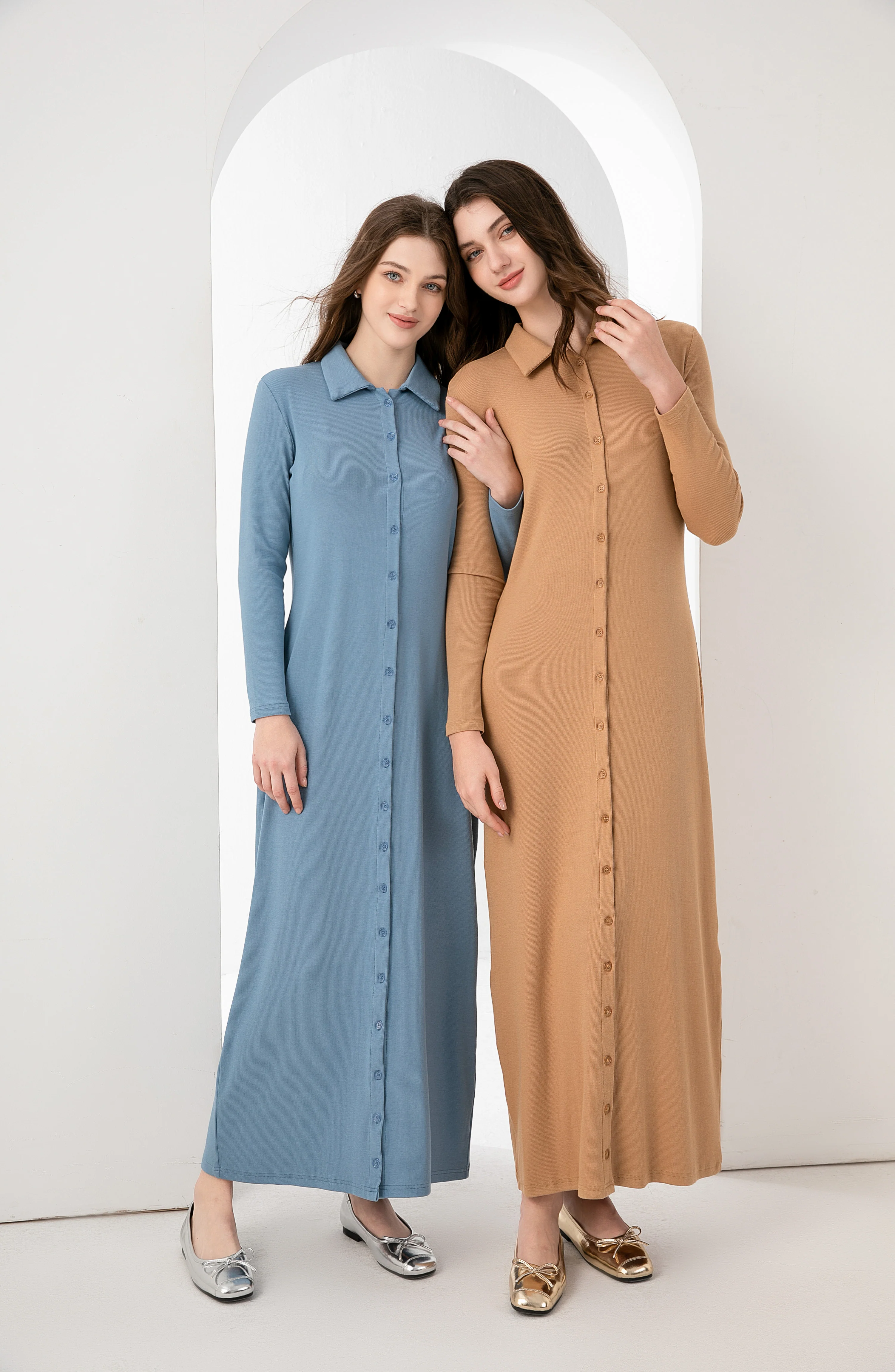 Maxi Ribbed Dress - Image 2