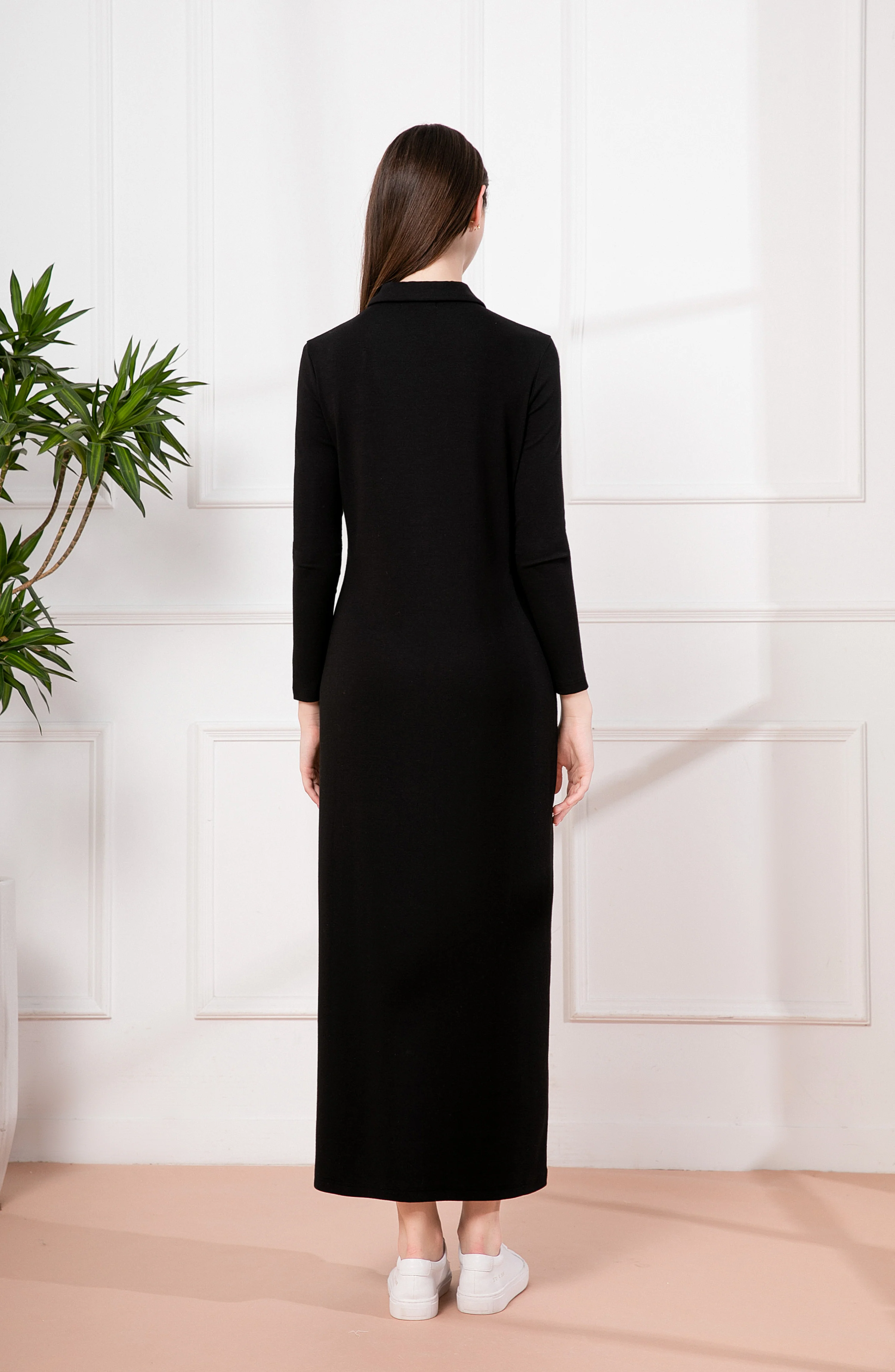 Maxi Ribbed Dress - Image 9