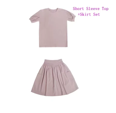 French Terry Pink Set SS