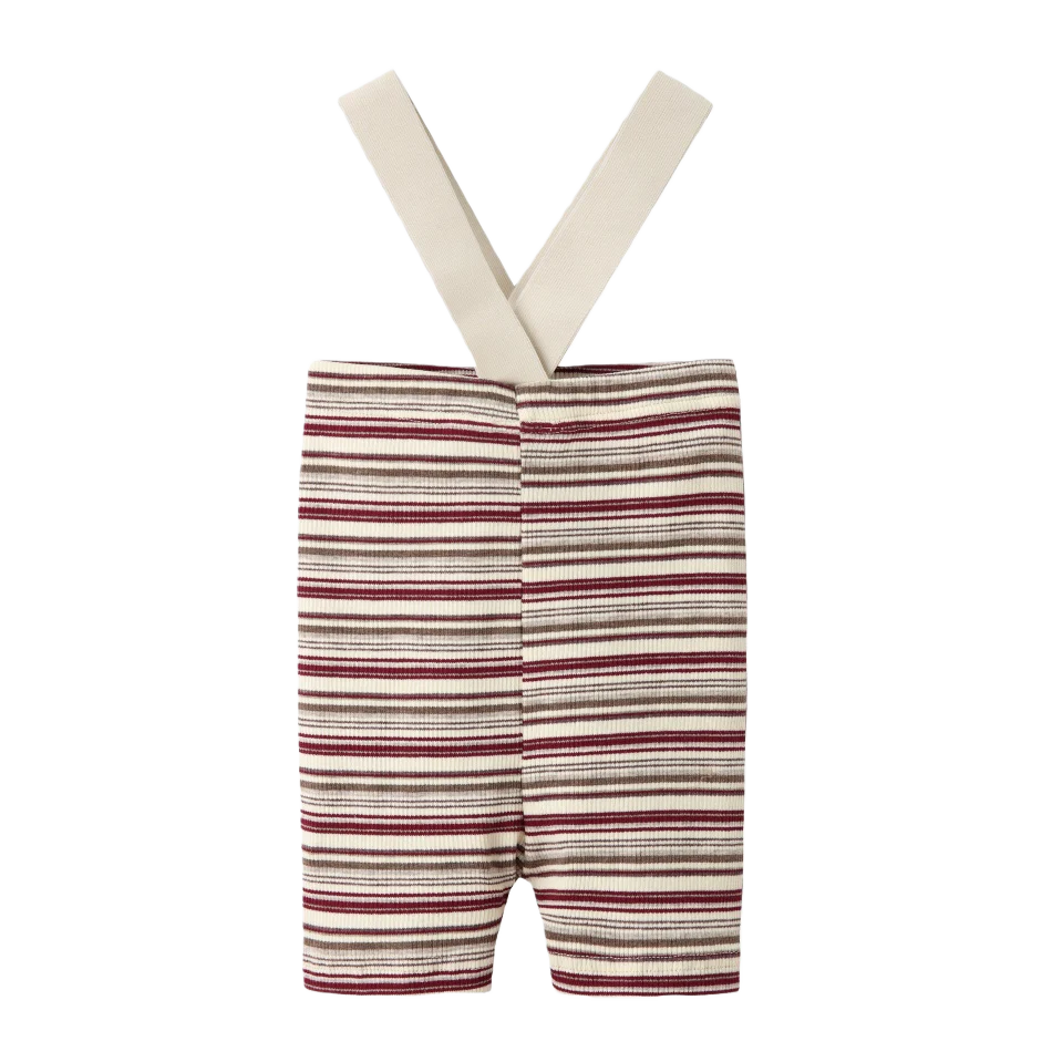 Ribbed Tee Baby Suspender Pants - Black Denim Collection