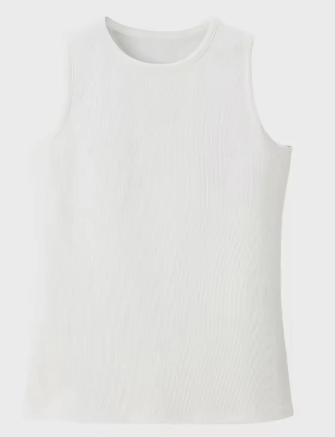 Ribbed Vests- White