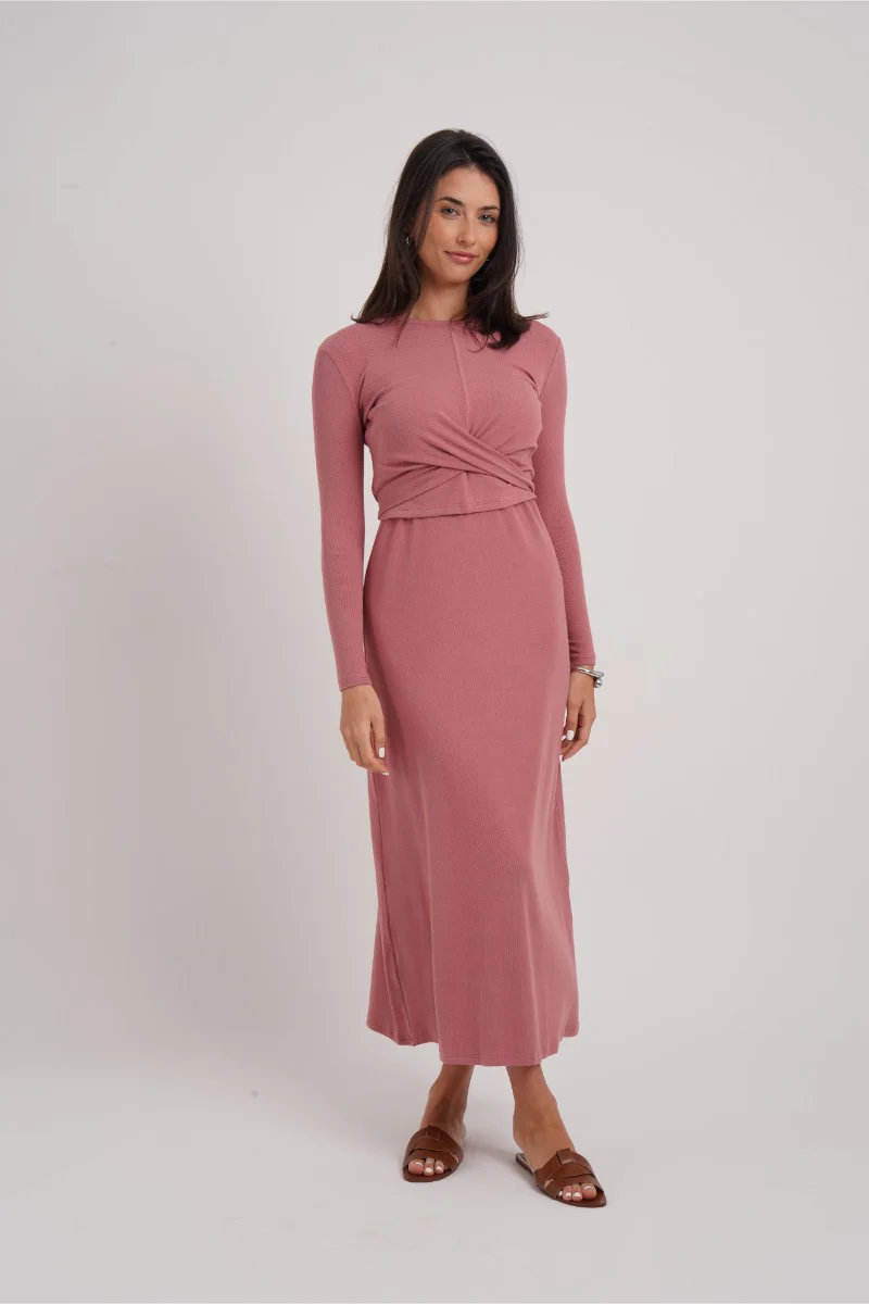 Ribbed Wrap Set Blue - Image 3