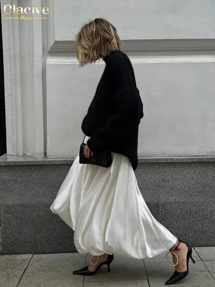 Satin Bubble Skirt