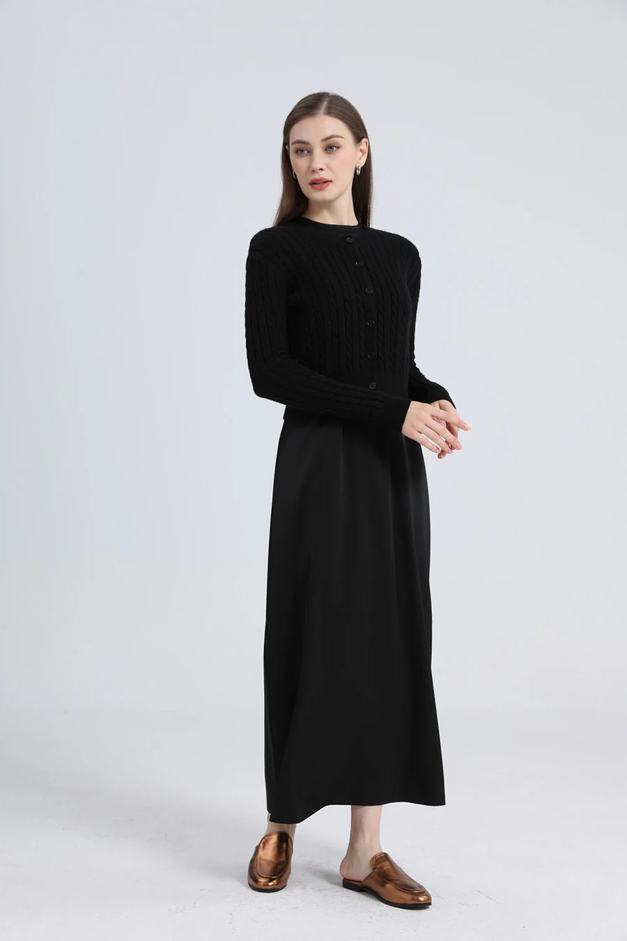Satin Maxi Dress