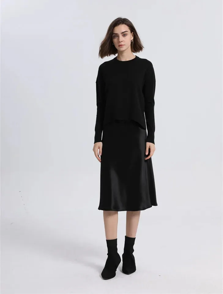 Satin Short Skirt