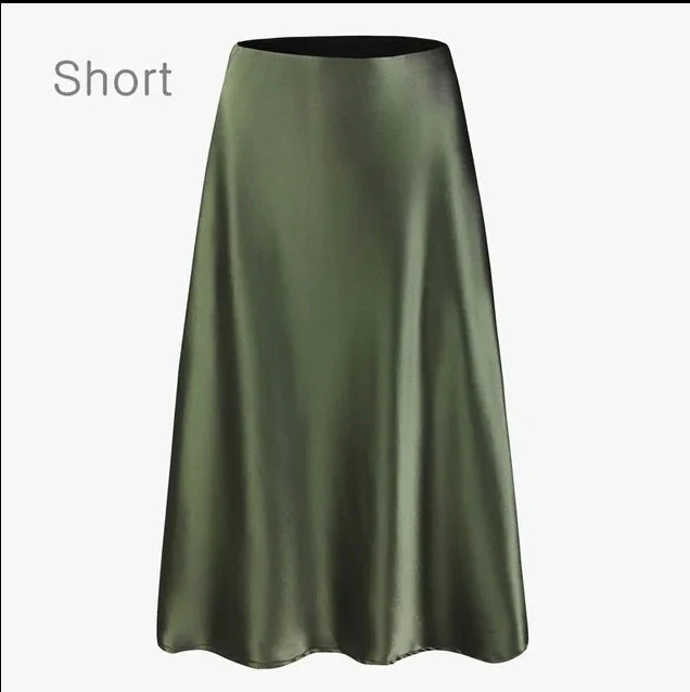 Satin Short Skirt - Image 2