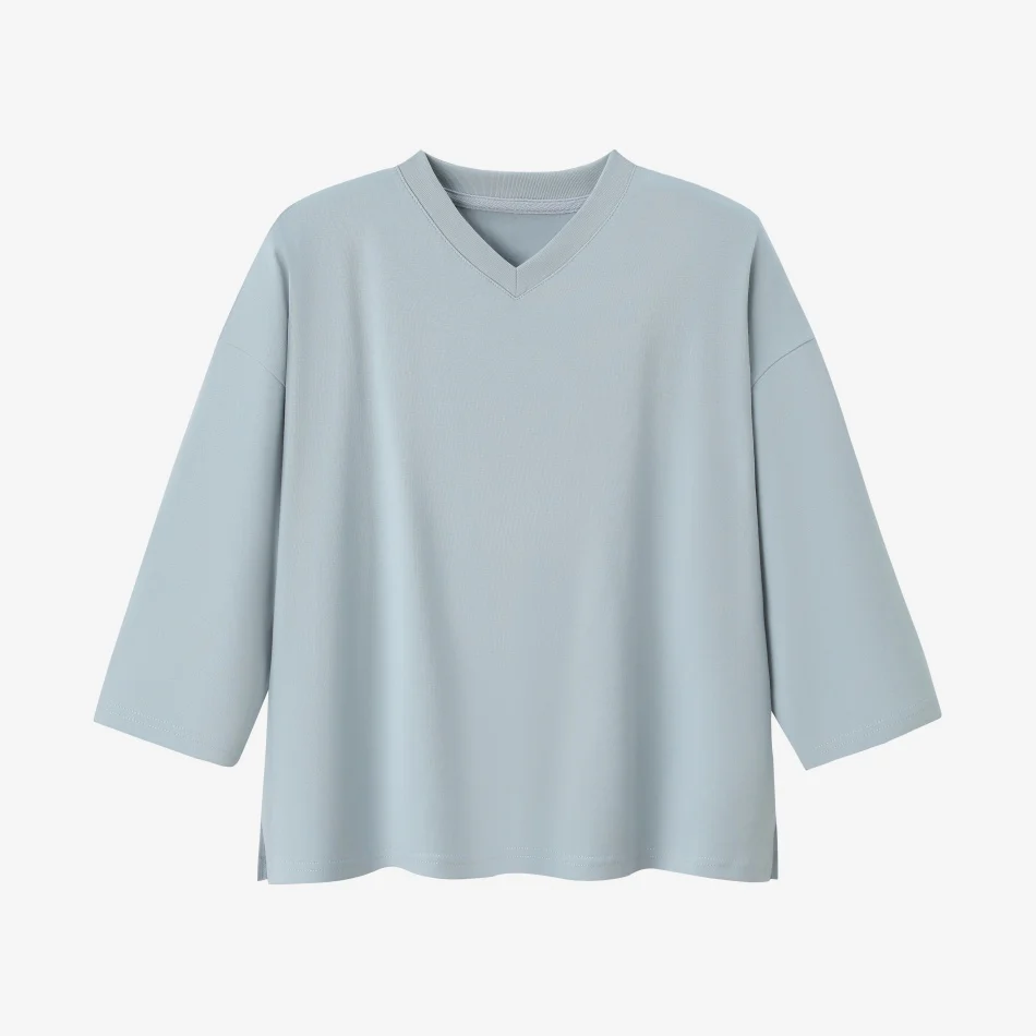 The Boxy Tee- Blue