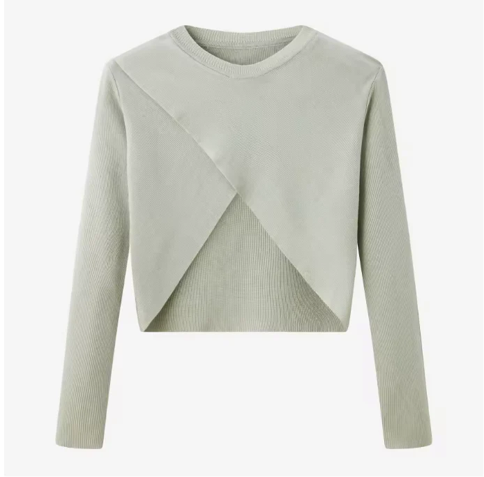 Knit Top x Satin Dress - Image 9