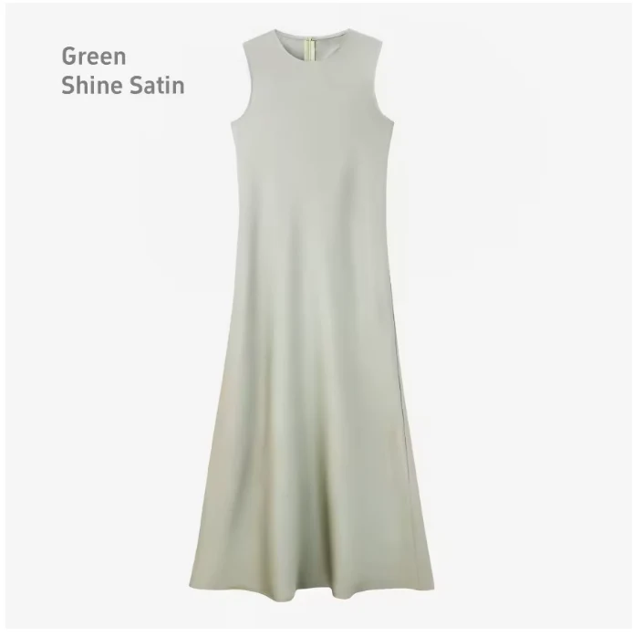 Knit Top x Satin Dress - Image 10