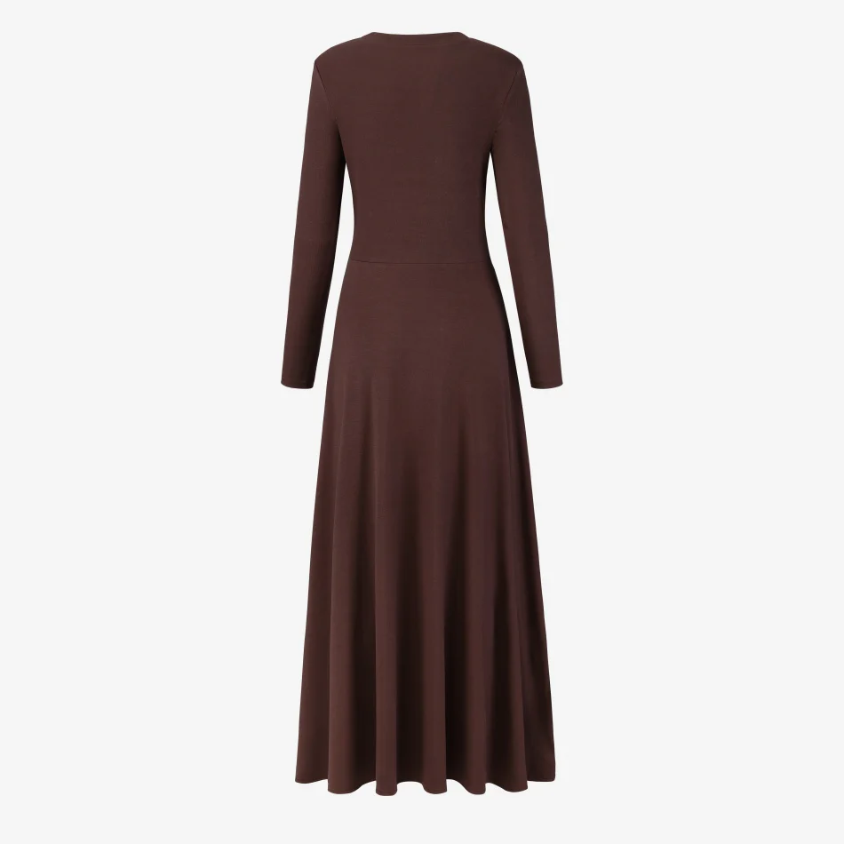 The Willow Maxi Dress Brown