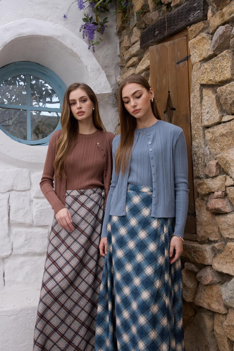 Wrap Lattice Maxi Blue - Image 3